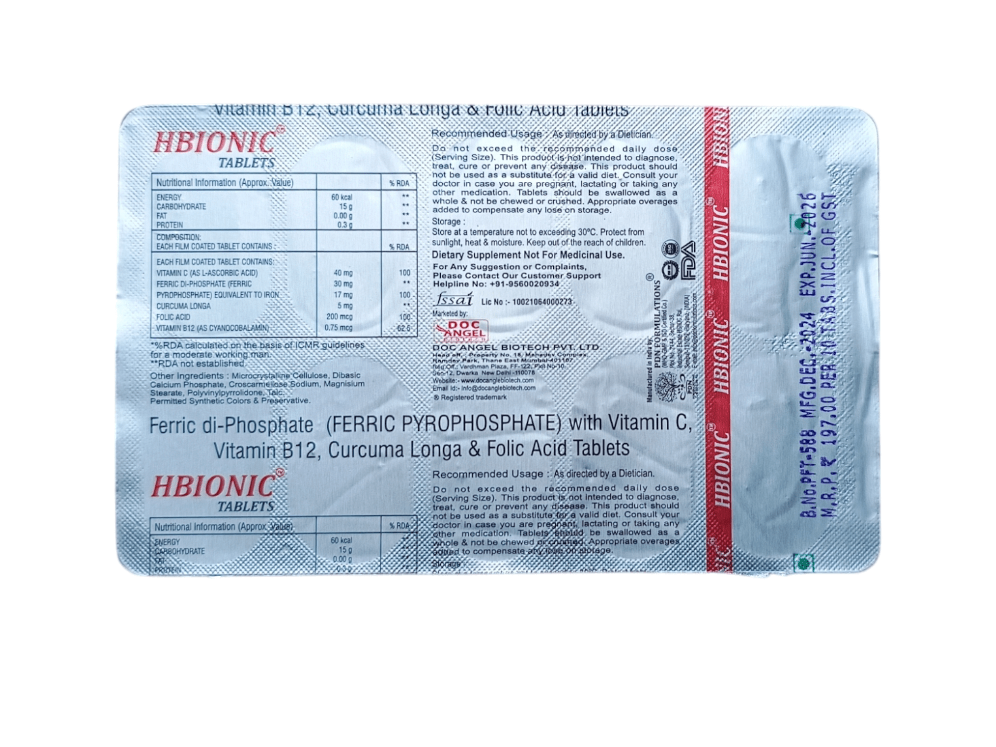 Hbionic Tablet - box (10) - Image 4