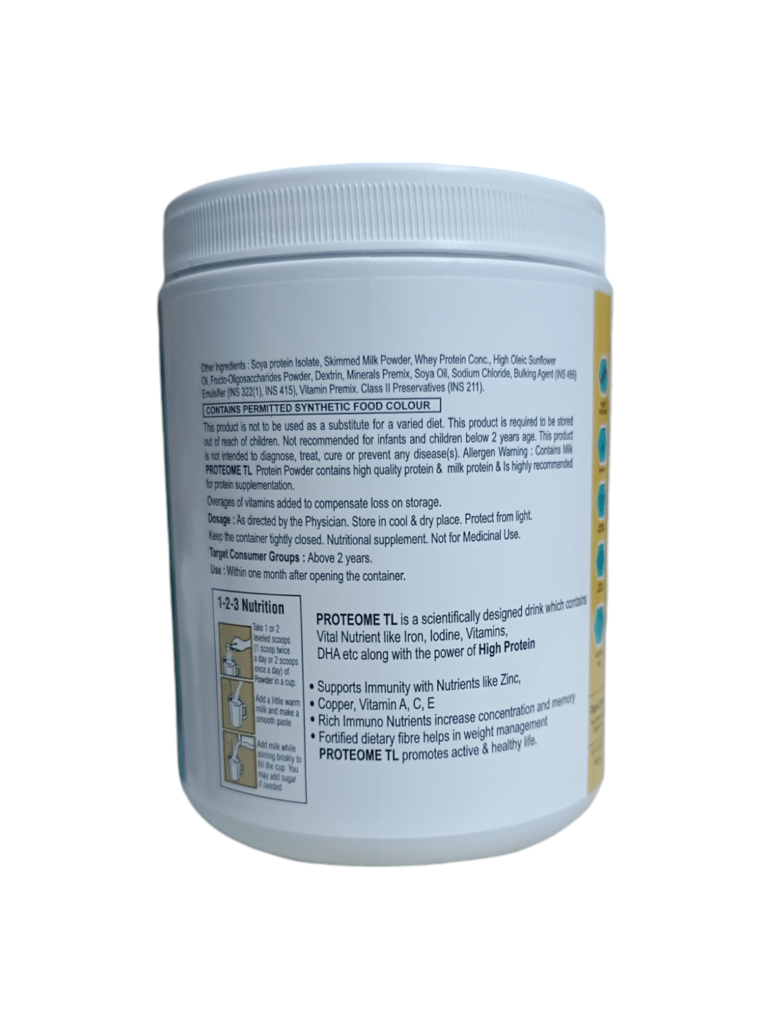 Proteome TL Powder Sugar Free - jar (200 gm) - Image 2